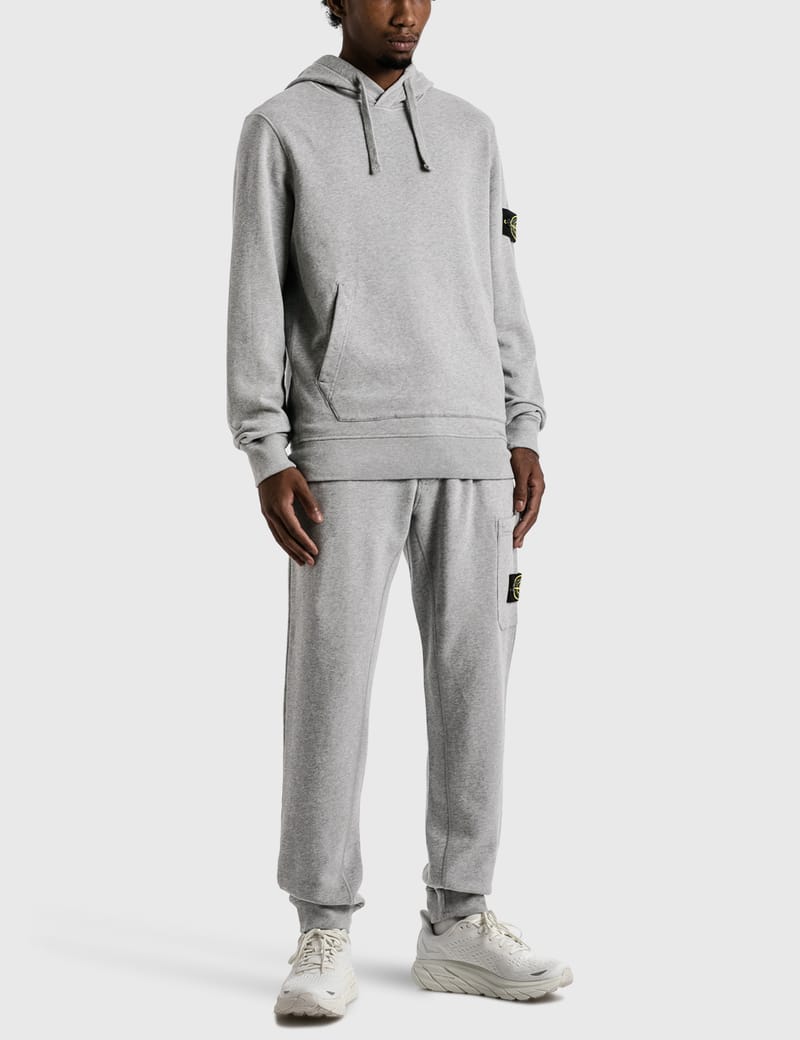 Stone Island - Malfile Fleece Garment Dyed Hoodie | HBX Stone Island - Malfile Fleece Garment Dyed Hoodie | HBX