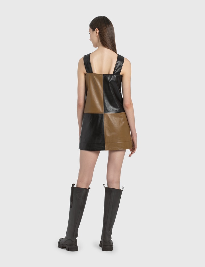 Ganni Lamb Leather Strap Dress HBX Globally Curated Fashion and