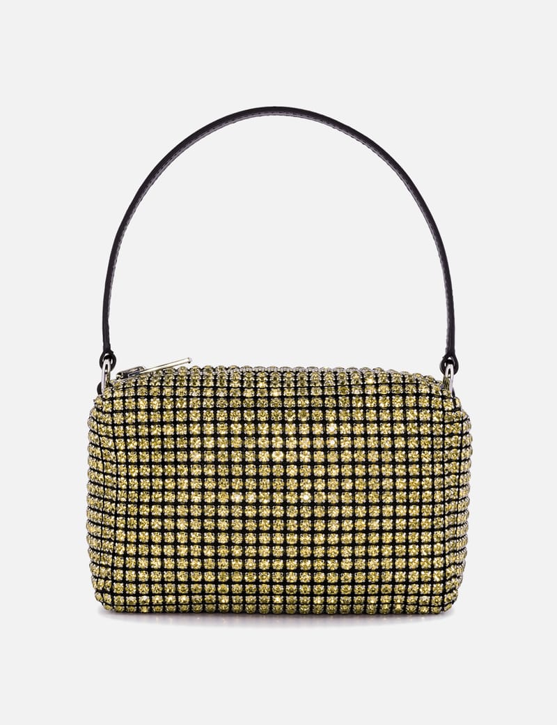 新作☆【alexanderwang】Heiress ミディアムポーチ Alexander Wang Medium Heiress Rhinestone Mesh Pouch | Saks