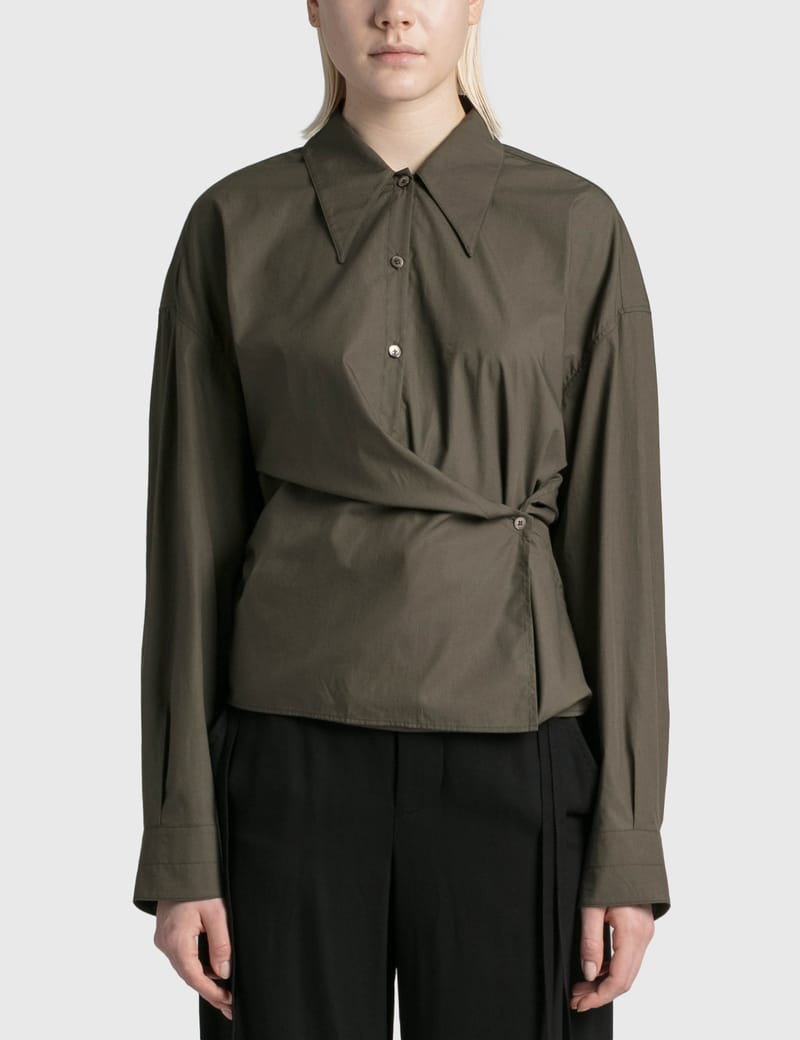 Lemaire - Twisted Shirt | HBX - Globally Curated Fashion and