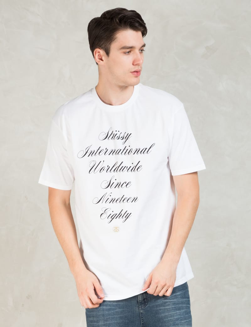 ★送料・関税込★STUSSY★Sport Script T-Shirt White★ Stussy Sport Script Tee 