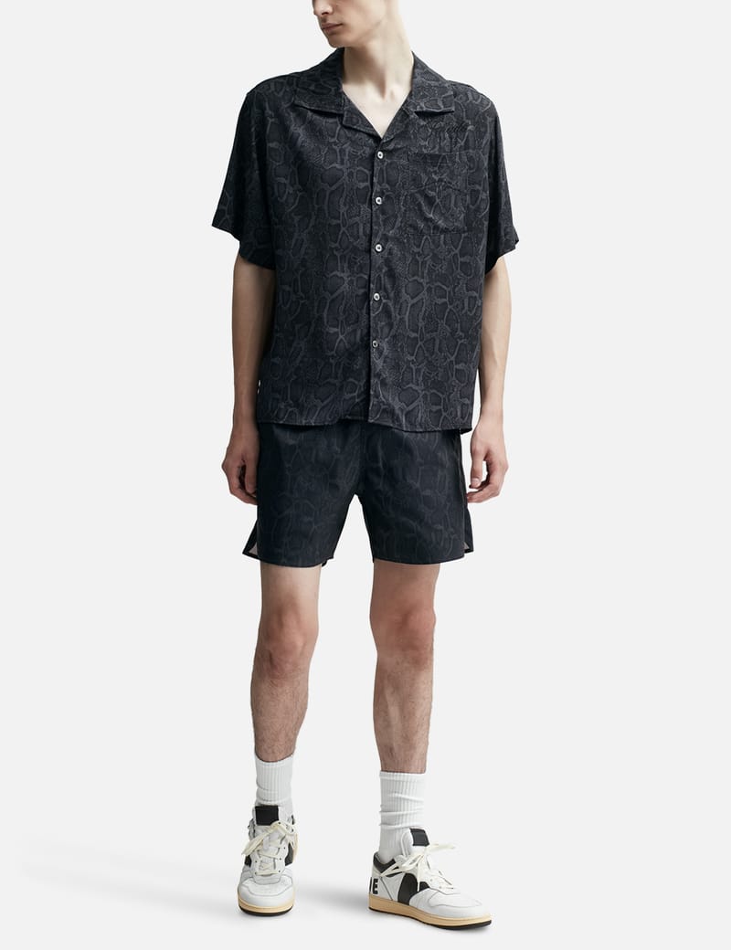 Rhude - Rayon Snake Shirt | HBX - Globally Curated Fashion and