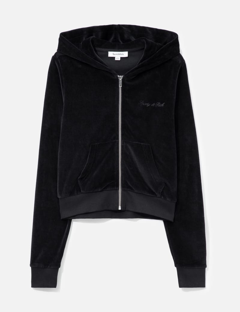 Sporty & Rich - H&W Club Quarter Zip Sweatshirt | HBX