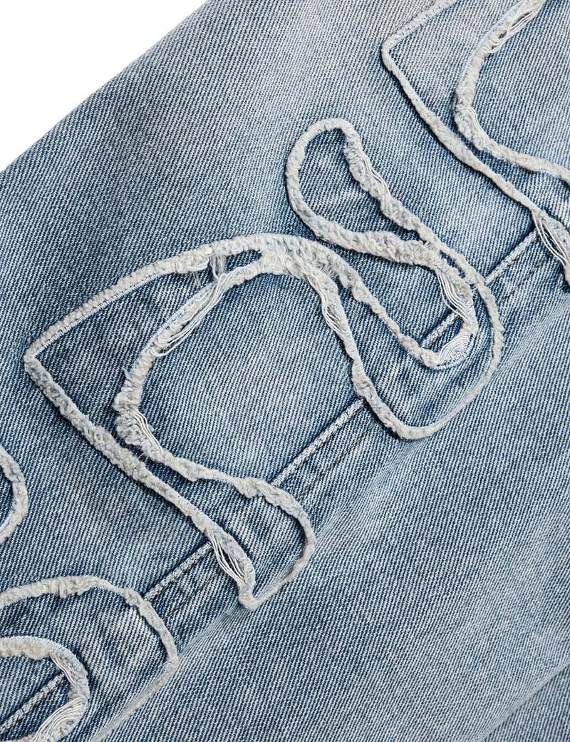 DEINET YEONJUN GGUM X DEINET Denim Jeans - Light straight-leg