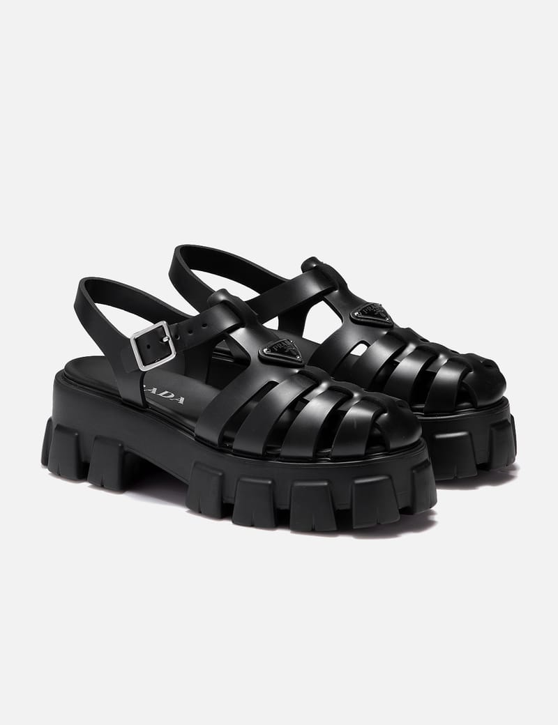 Prada - フォーム ラバー サンダル | HBX - ハイプビースト
