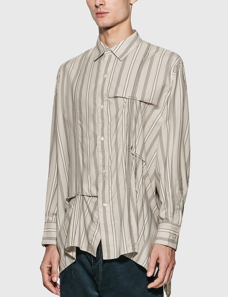 JieDa - Hand Stitch Stripe Shirt | HBX - Globally Curated Fashion