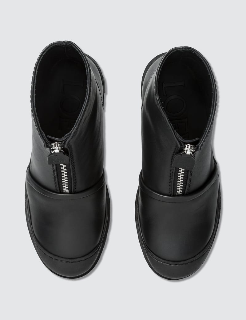 ‼️64%割引【Loewe/ロエベ】ΖIP BOOT BLACK 男女共用 美品 ロエベ - Zip Boot | HBX