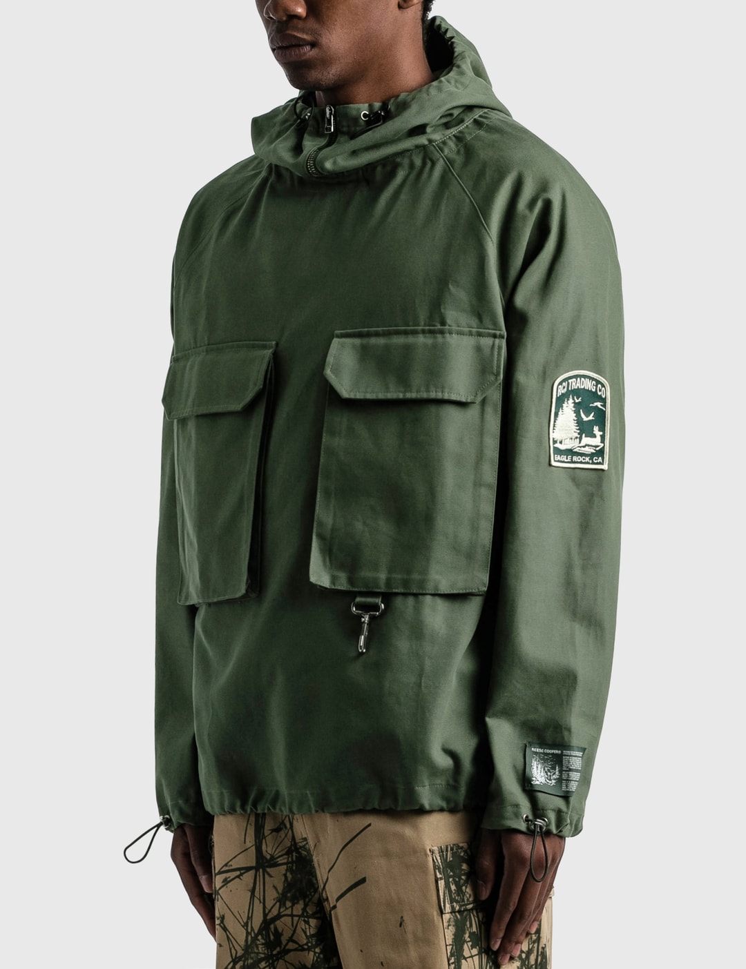 Reese Cooper Brushed Cotton Canvas Anorak HBX Globally Curated