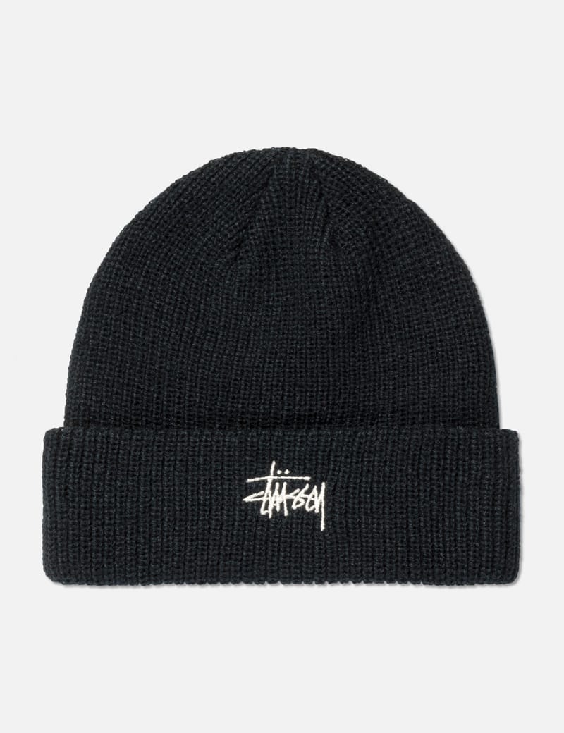 Basic Stüssy Cuff Beanie in black – Stüssy