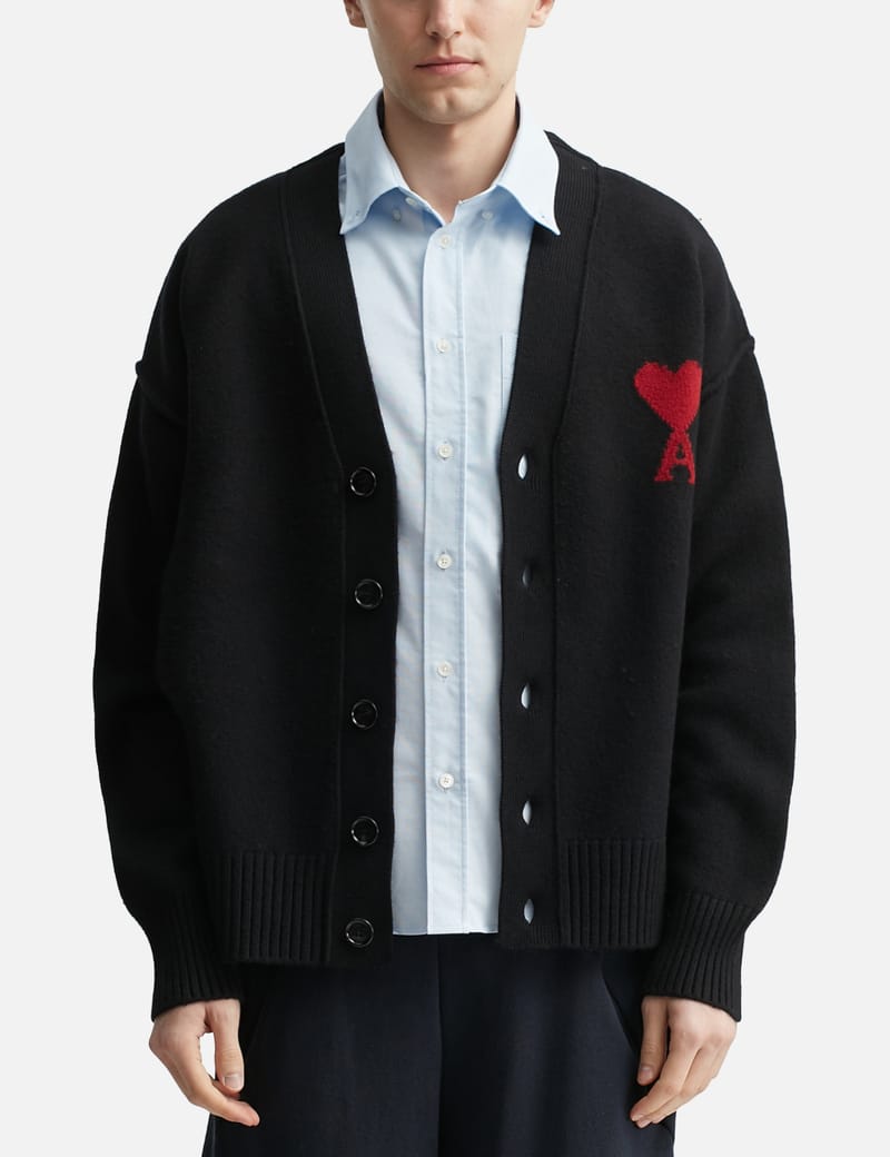 Ami - Cloudy Wool Ami de Cœur Sweater | HBX