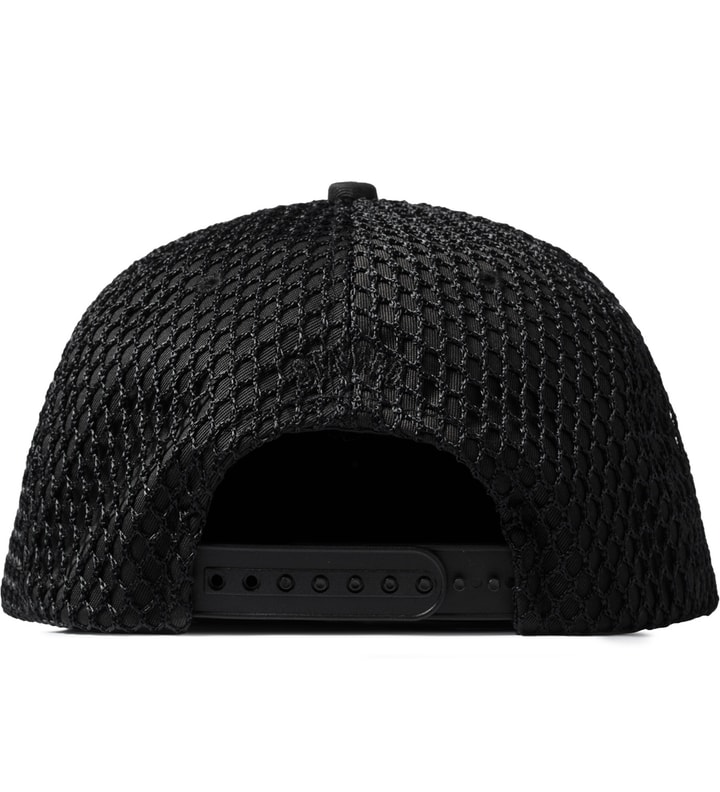 Stampd - Black Mesh Overlay Stampd Hat | HBX