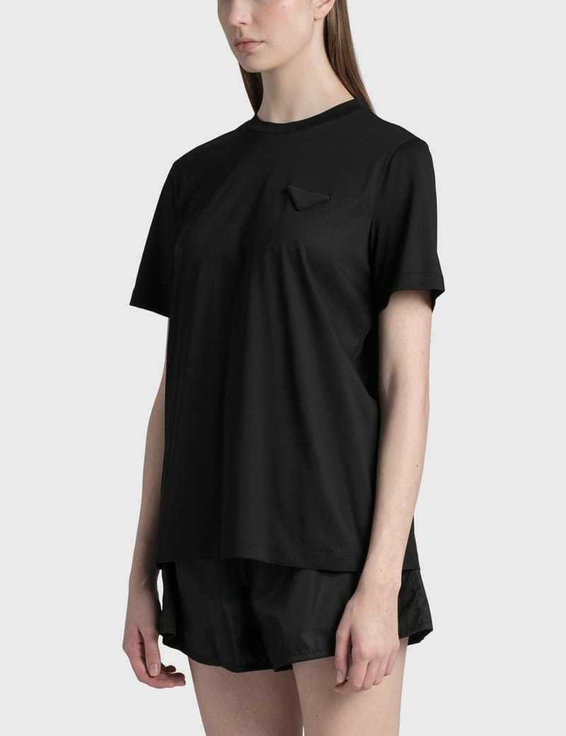 Prada - Corset Lace Back Jersey T-shirt | HBX - Globally Prada - Corset Lace Back Jersey T-shirt | HBX - Globally