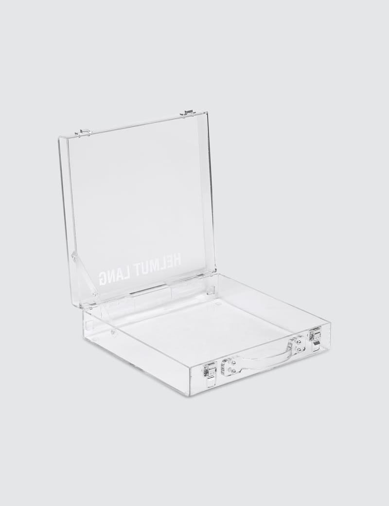 Helmut lang clear online briefcase