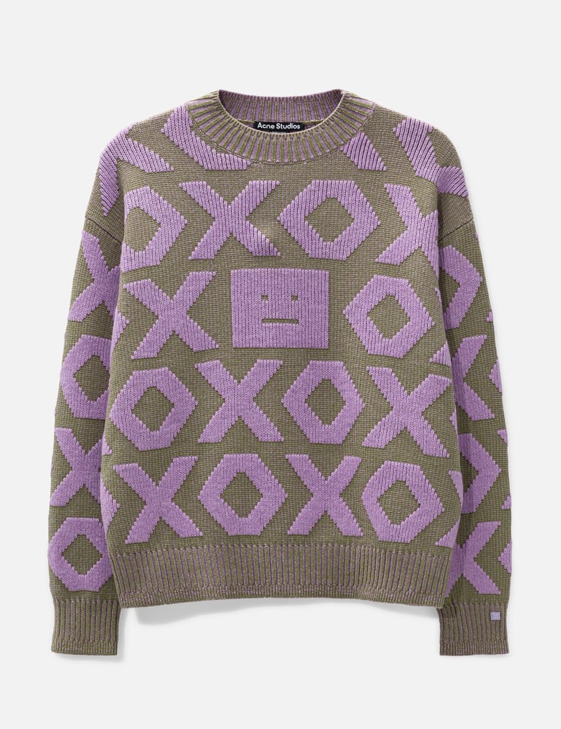 Acne hotsell logo sweater