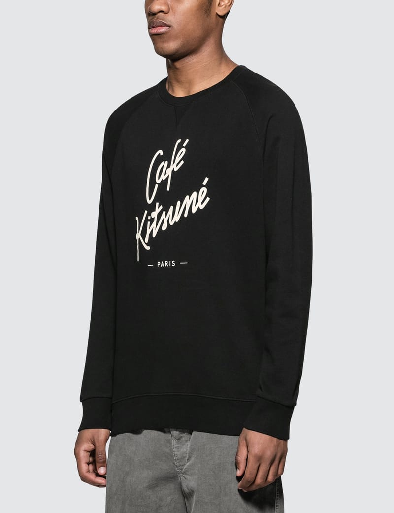 Maison Kitsuné - Cafe Kitsune Sweatshirt | HBX - Globally Curated