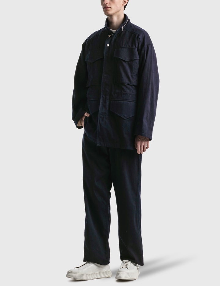Jil Sander - Denim Field Jacket | HBX - Globally Curated Fashion and ...