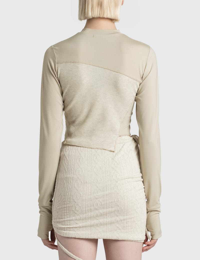 Hyein Seo - Twisted Long Sleeve Top | HBX - Globally Curated Hyein Seo - Twisted Long Sleeve Top | HBX - Globally Curated