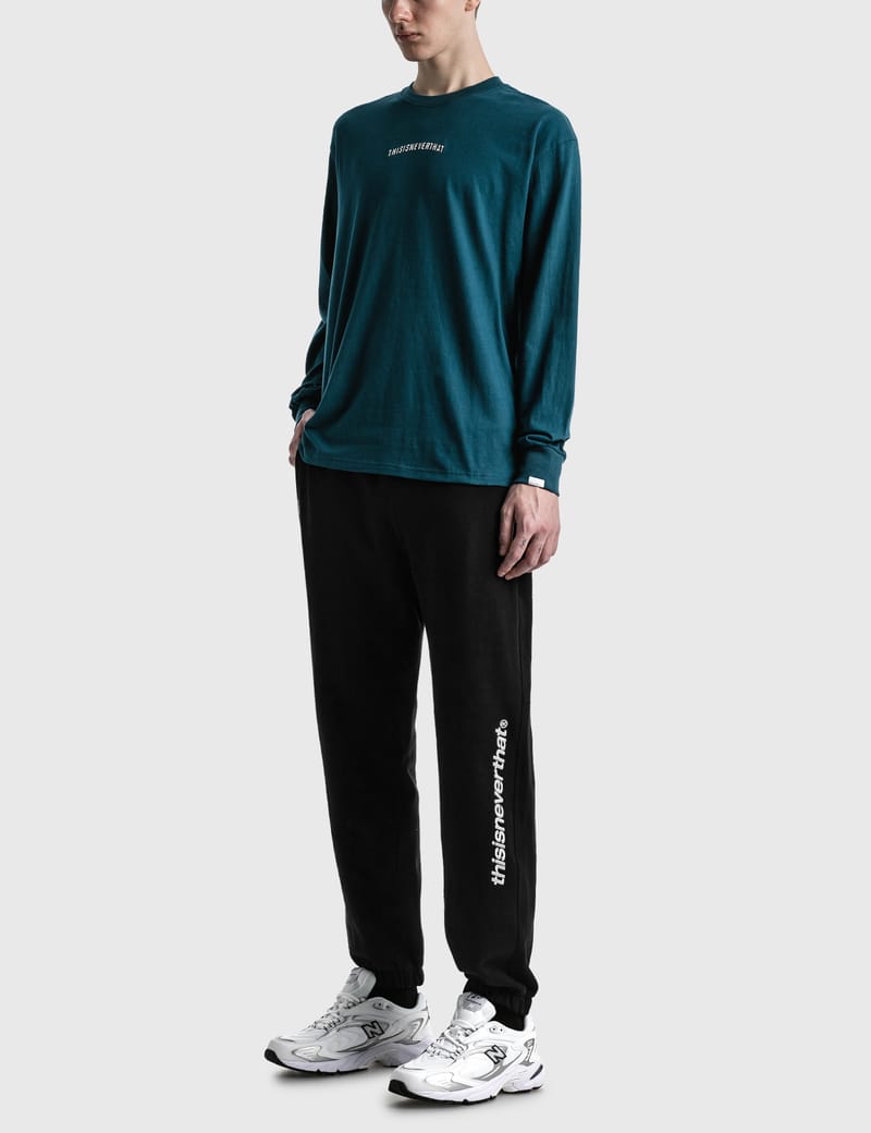 【THISISNEVERTHAT】SP-Logo Sweatpant Black thisisneverthat® - TNT Sports Sweatpants | HBX - Globally