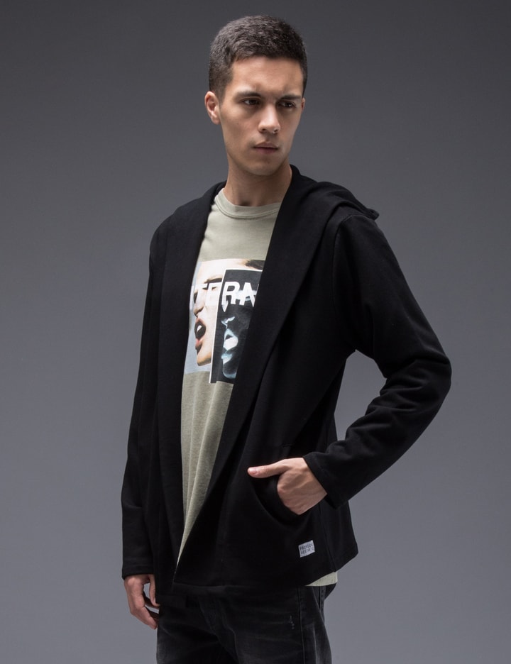 mens shawl collar hoodie