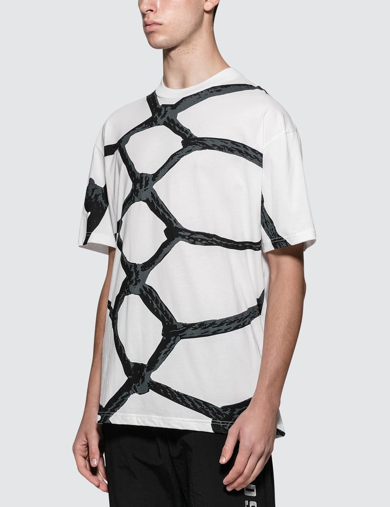 新品 PLEASURES HAMMERED T-SHIRT ホワイト L PLEASURES CRUMBLE T-SHIRT WHITE（プレジャーズ クランブル