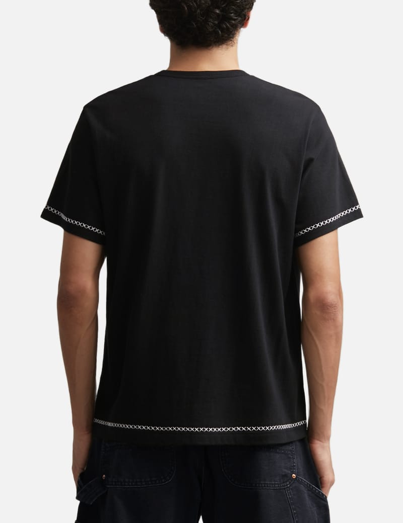 KHOKI Hand-Embroidered T-Shirt - Crafted with signature hand