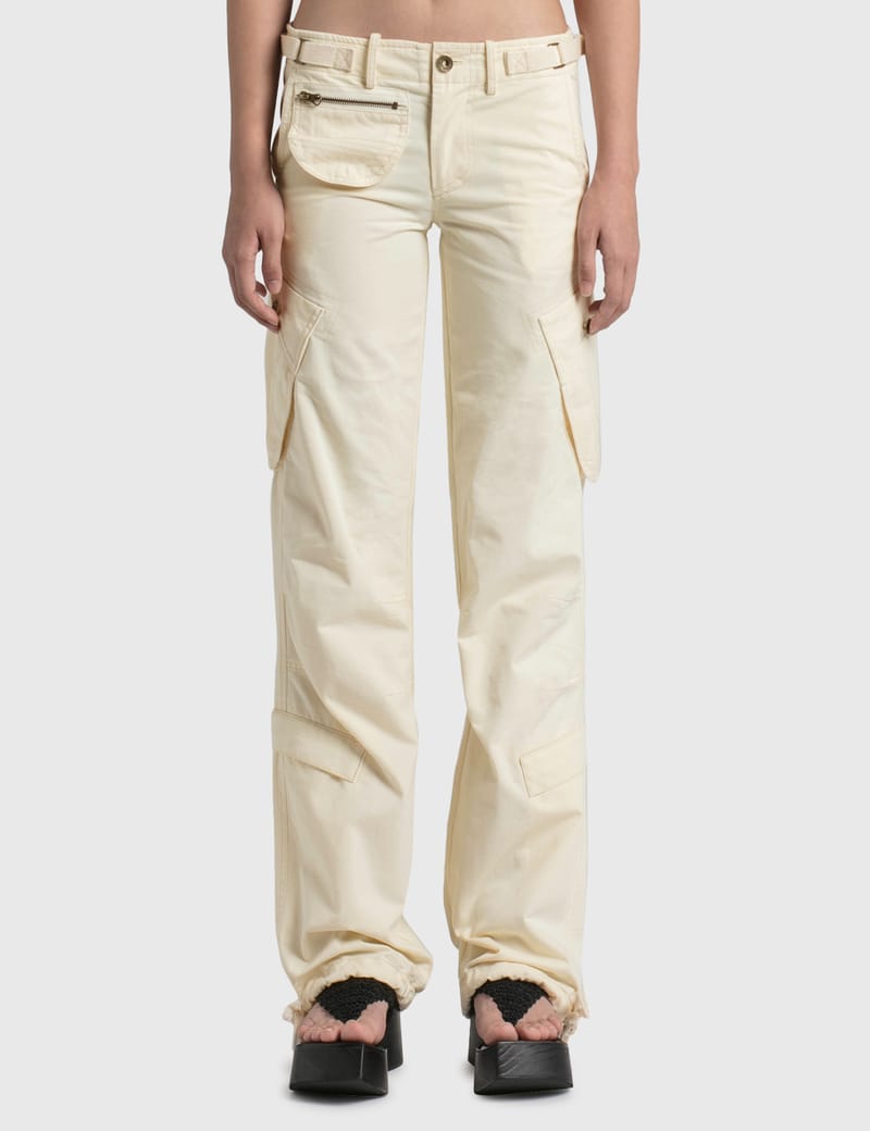 hyein seo cargo pants beigeSUNSEA