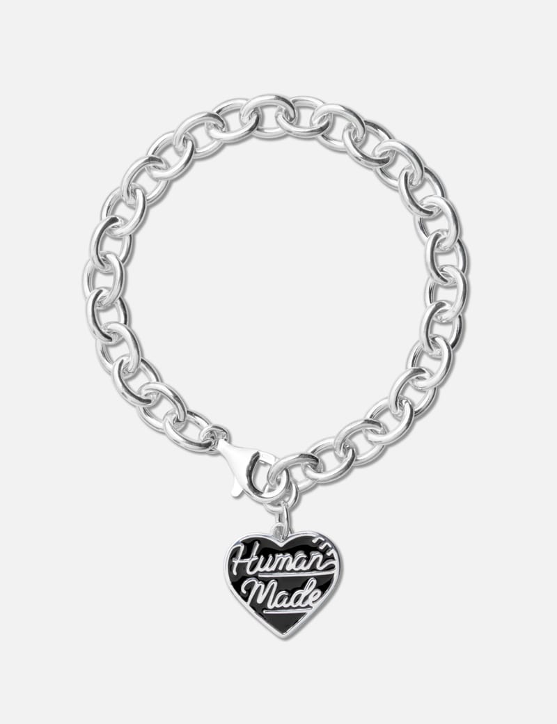 Human Made - Heart Silver Bracelet | HBX - Globally Curated