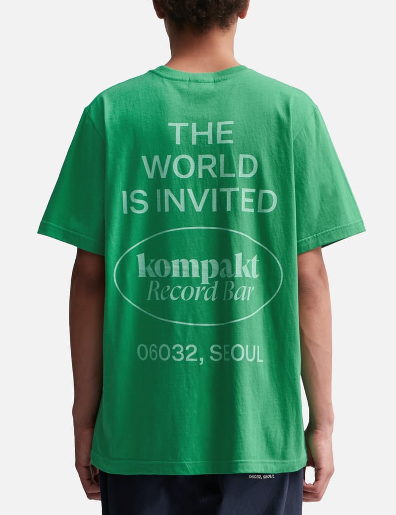 ★COMPAKT RECORD BAR★ The World is Invited Tshirt Orange kompakt record bar®️ | The world is invited 🔊🌏 | Instagram