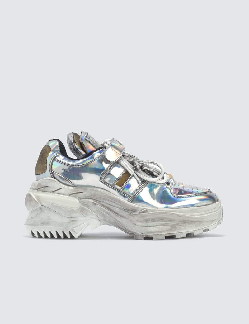 Maison Margiela - Retro Fit Deconstructed Low Top Trainers | HBX