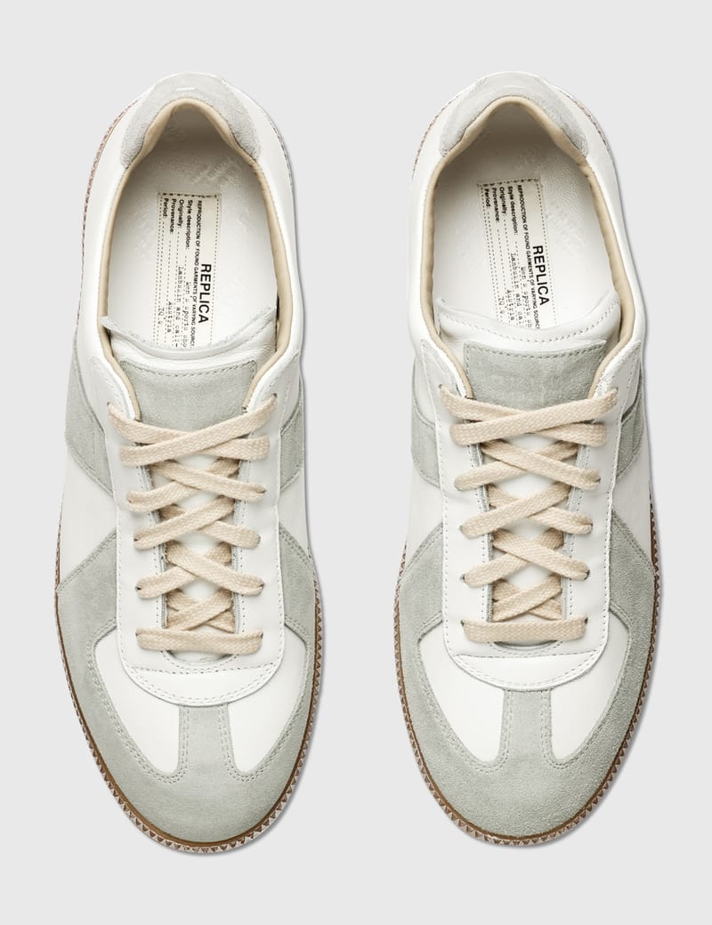 【Maison Margiela】送料・関税込★レプリカレザースニーカー メゾン マルジェラ - 「レプリカ」レザースニーカー | HBX