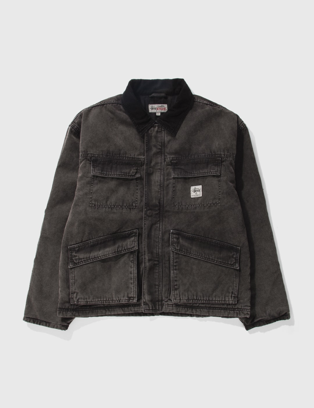 Stüssy - Washed Canvas Shop Jacket | HBX - Globally Curated Fashion and ...
