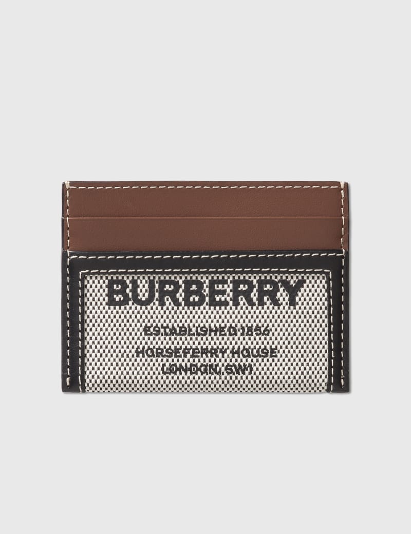 burberry horseferry check card case