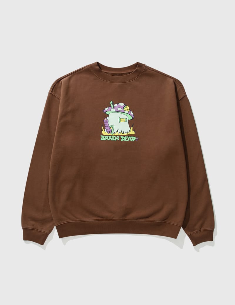 ⭐*️様 BRAIN DEAD Mushroom house crewneck sweater-3-1-1f454.jpg?fit=max&