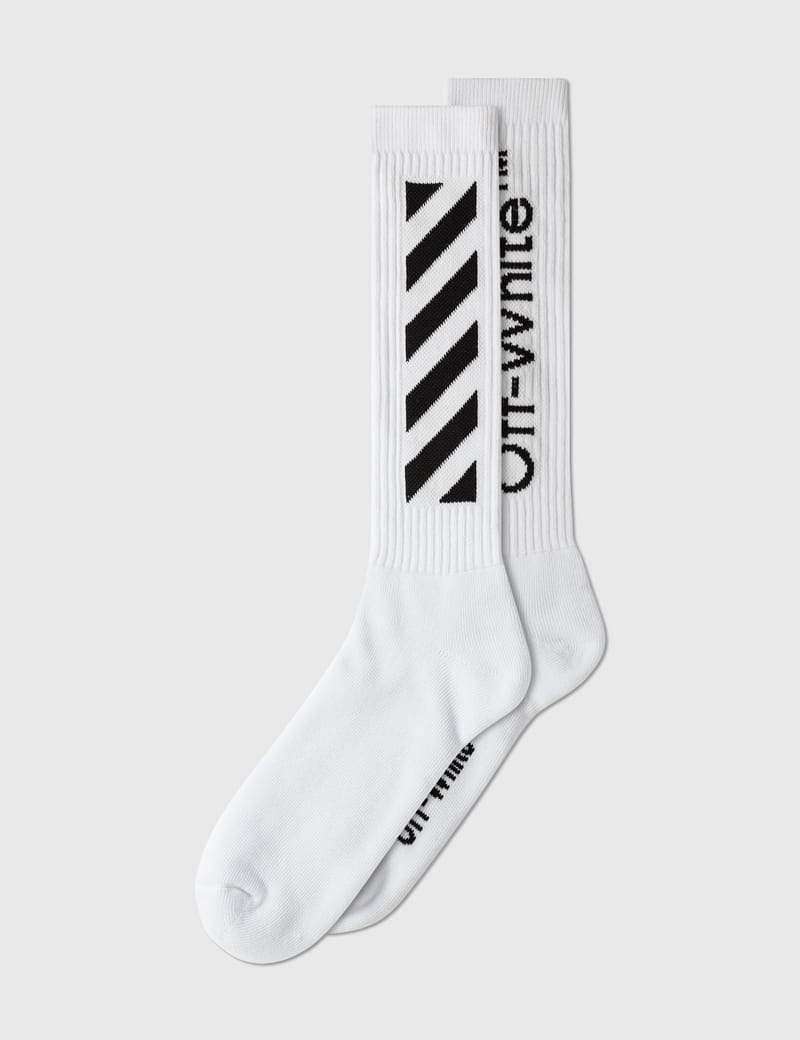 Off-White™ - Diag Mid Socks | HBX - ハイプビースト(Hypebeast)が ...