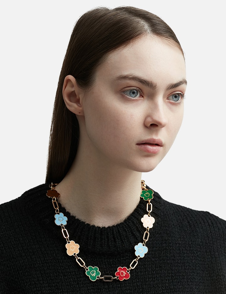 IN GOLD WE TRUST PARIS Flower Necklace HBX Globally Curated