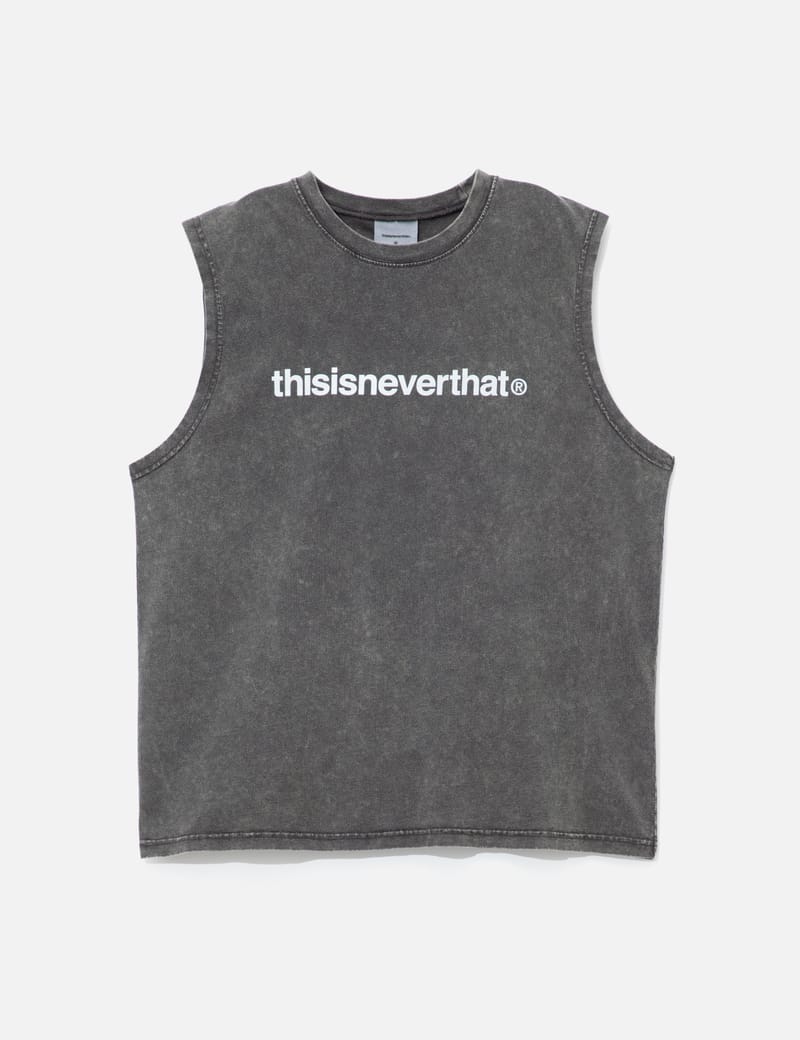 thisisneverthat® T-Logo Sleeveless - Distressed cotton tank in