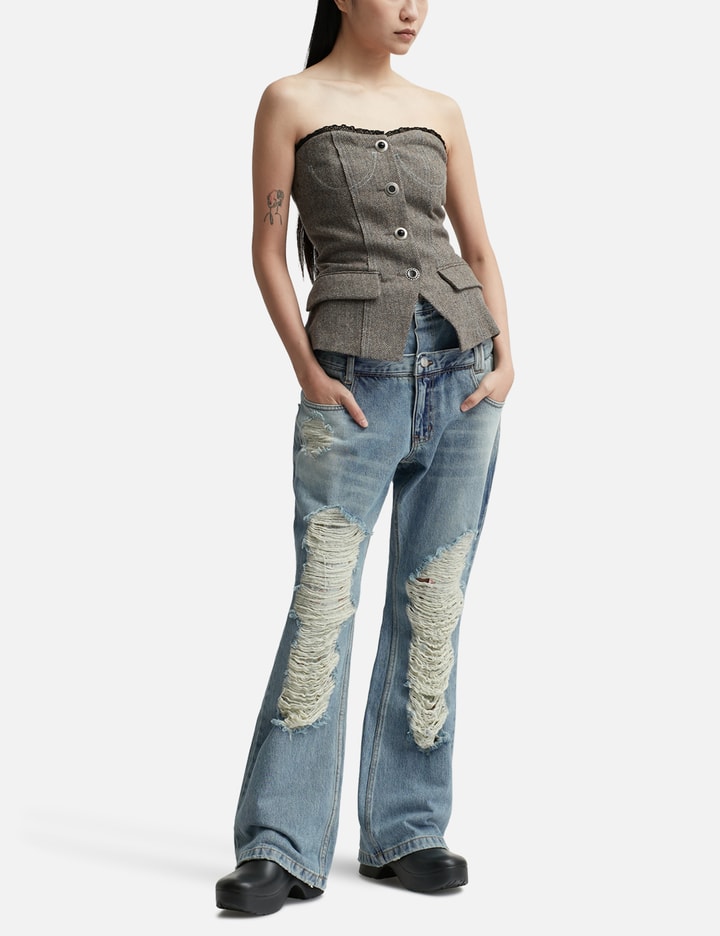 Andersson Bell Beria String Double Waist Jeans HBX Globally