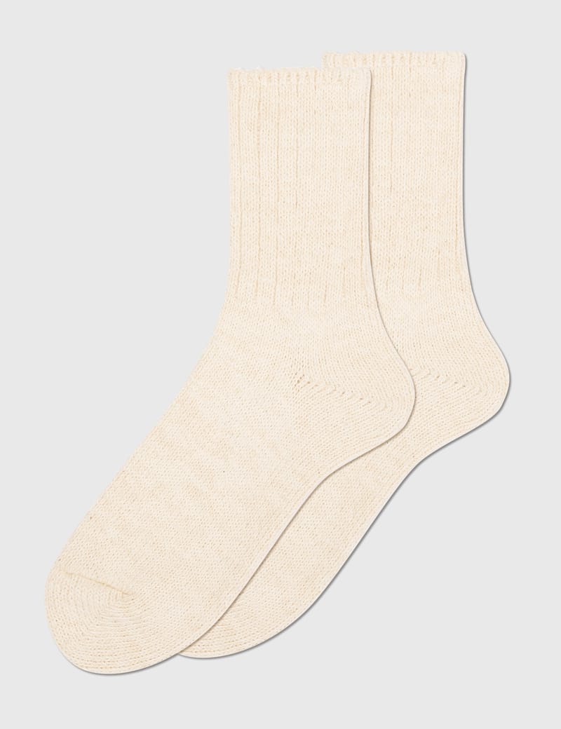 ROTOTO - Low Gauge Slub Ankle Socks | HBX - Globally Curated