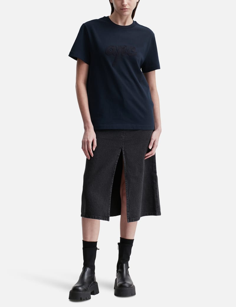 Tシャツ・カットソー A.P.C. Woman T-Shirt Navy COHBWM26392 IAK A.P.C. - Lenny T-Shirt | HBX - Globally Curated Fashion and