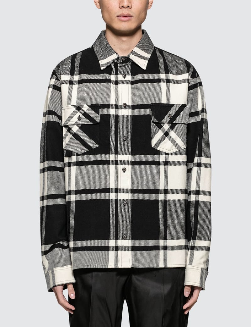 Off-White™ - Stencil Flannel Shirt | HBX - ハイプビースト ...トップス
