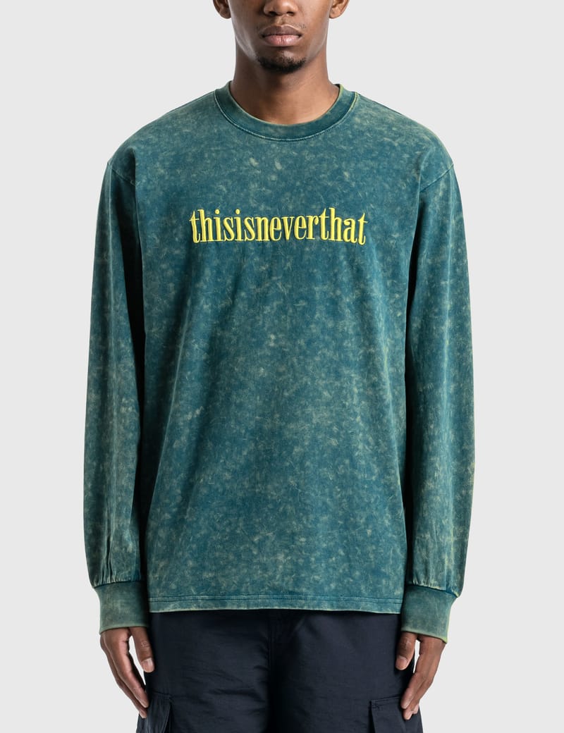 thisisneverthat® - Acid Washed Long Sleeve T-Shirt | HBX