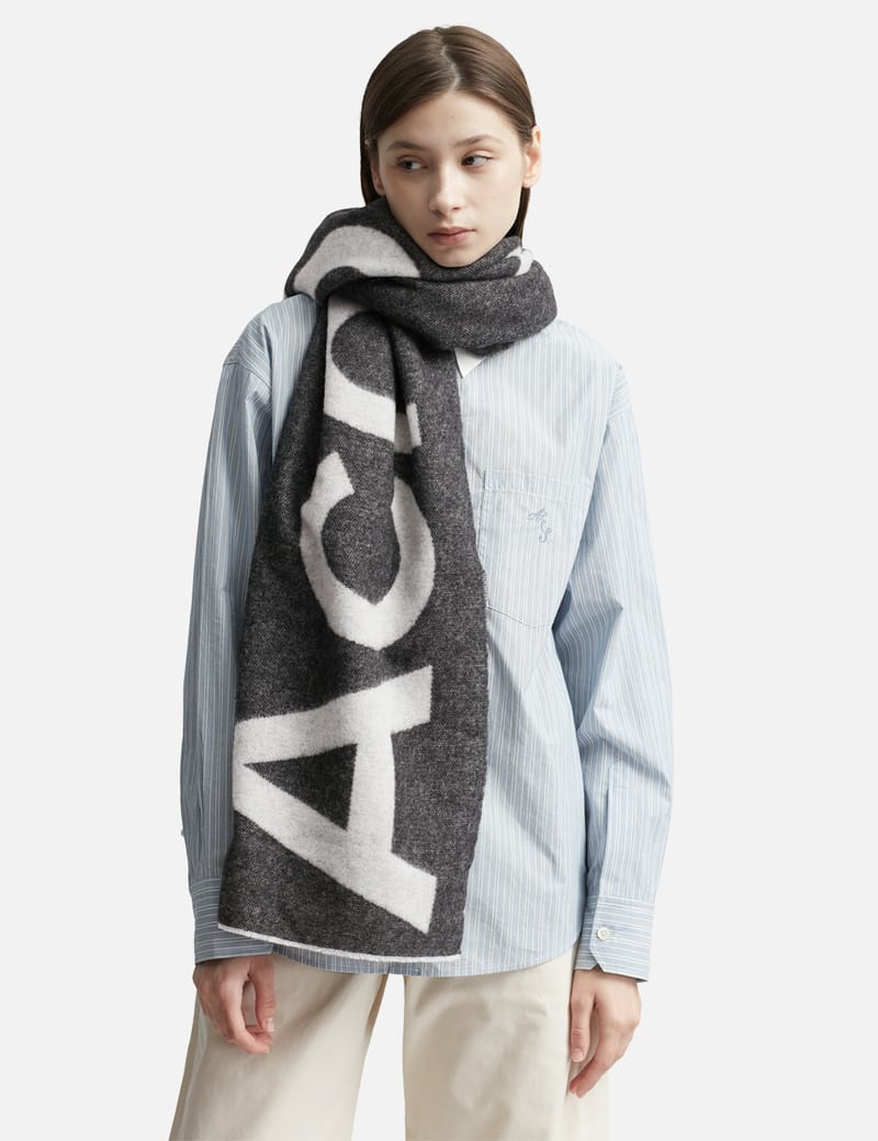 Acne Studios - Logo Jacquard Scarf | HBX - Globally Curated