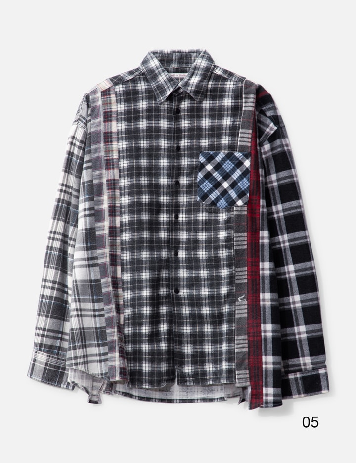 Needles Flannel 5 Cuts Frill Shirt