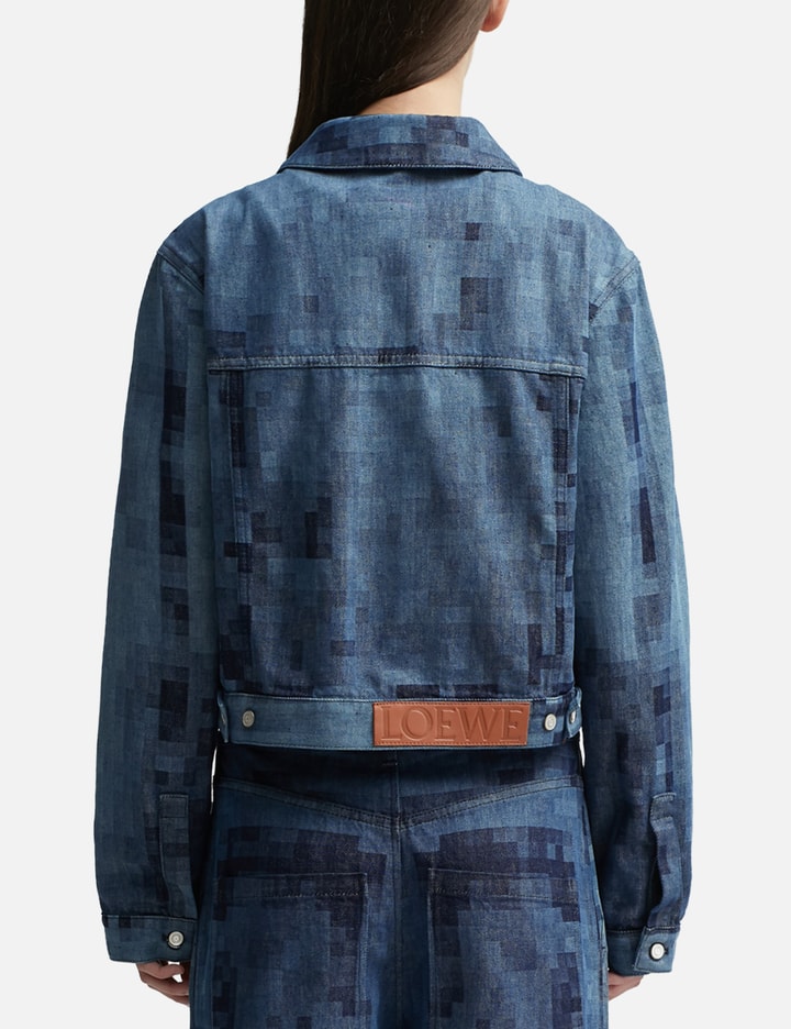 Loewe - Pixelated Jacket In Denim | HBX