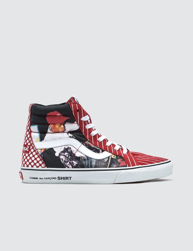 Comme Des Garcons X Supreme X Vans Sk8 Hi