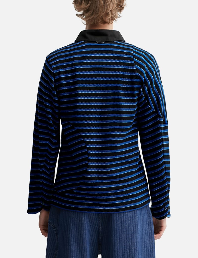 Ader Error Polo LS T-Shirt Product. 29 - 再構築的なパッチワークと