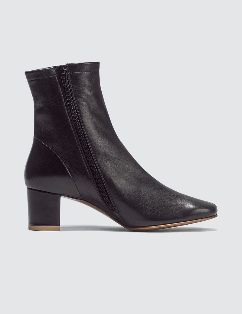 BY FAR Sofia Black Leather Boots HBX Globally Curated