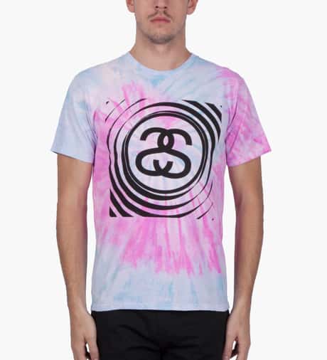 NEW STUSSY BASIC TIE DYE popular CREWNECK SWEATSHIRT SZ MEDIUM