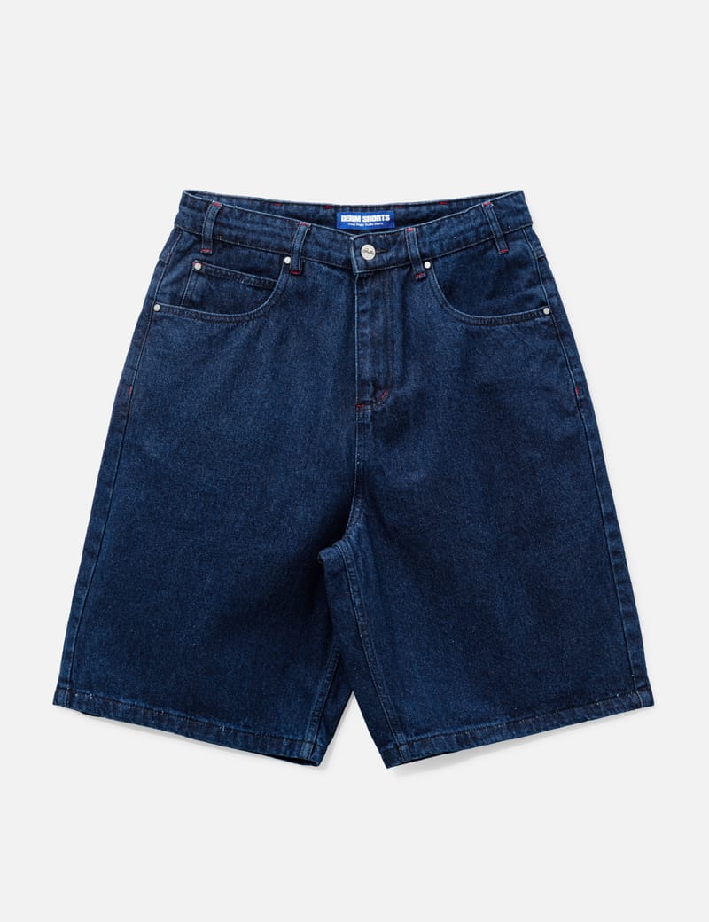 drummer-baggy-denim-shorts-raw