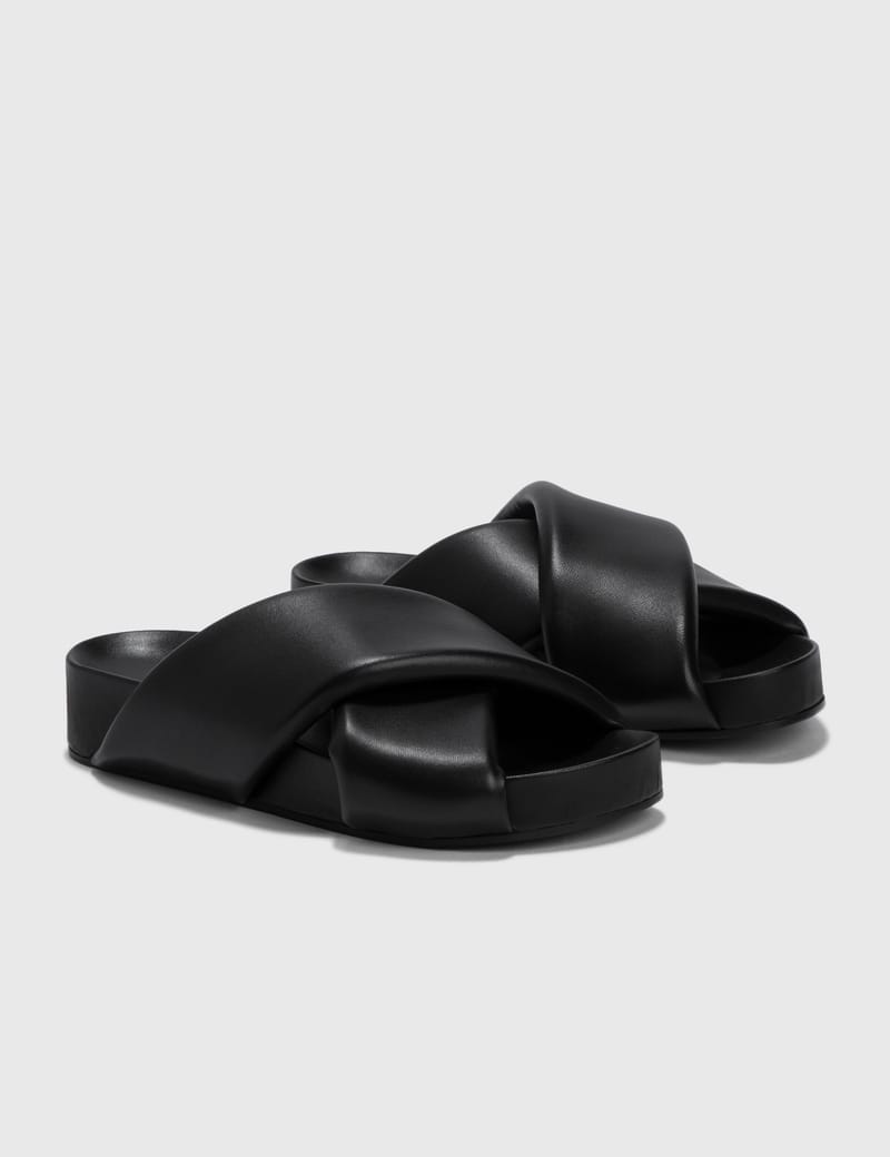 Jil Sander - Padded Sandals | HBX - Globally Curated Fashion and